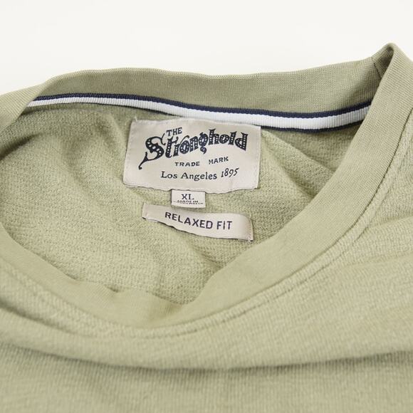 Stronghold Motor Co x Primark Relaxed Short Sleeve Green Cotton Blend Shirt XL - Picture 5 of 7